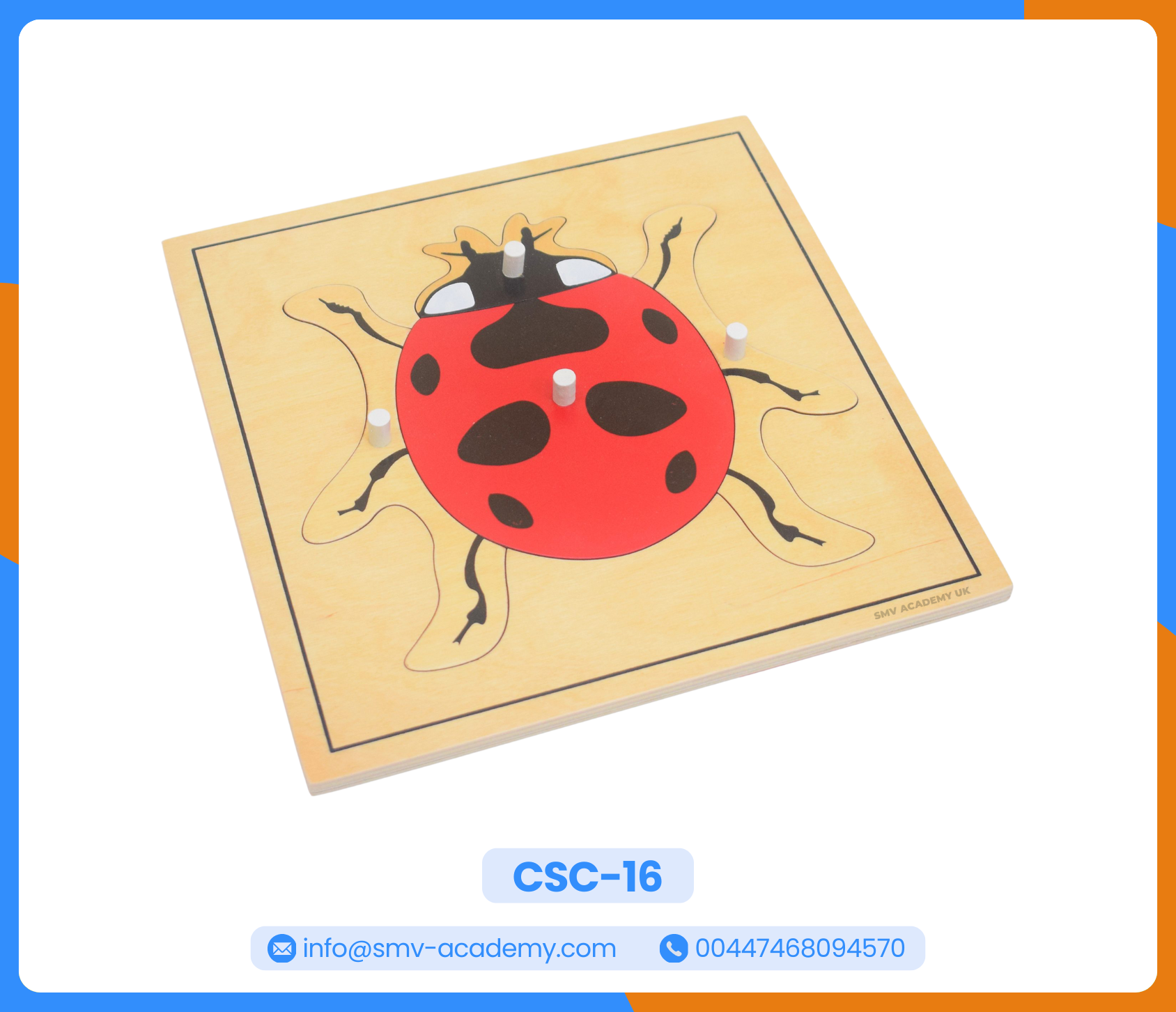 بازل أجزاء الدعسوقة - Parts of a Ladybug Puzzle